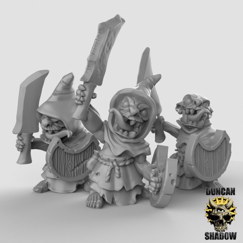 Image of Goblins with Swords (pre supported)