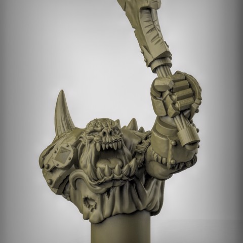 Image of Chaos Orc bust