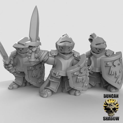 Image of Halfling Paladins (pre supported)
