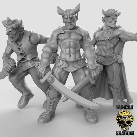 Image of Tiefling Rogues (pre supported)