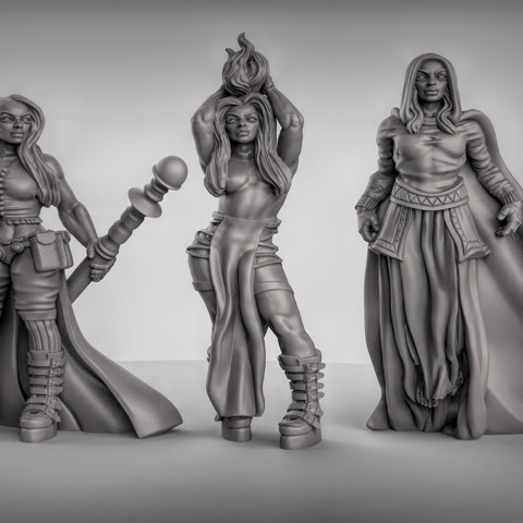 Image of Female spellcasters