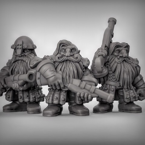 Image of Dwarves with Rifles