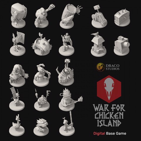 Image of War for Chicken Island (Models from Core Game)