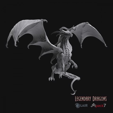Image of Red Great Wyrm from Legendary Dragons