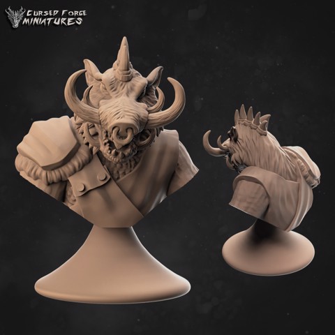 Image of Wereboar chief bust