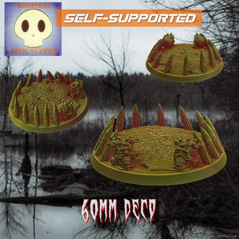 Image of The Swamp Pit (60mm voodoo skull arena)