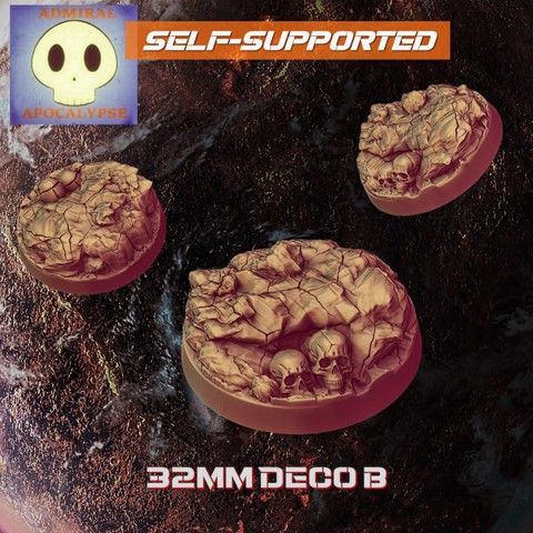 Image of Desert Skull Mesa (32mm round)