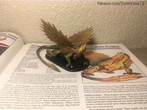 Image of 2nd ed AD&D Brass Dragon
