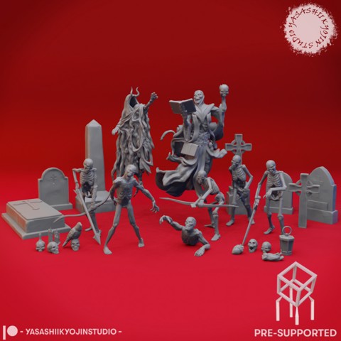 Image of Wrath of the Lich Bundle - Tabletop Miniatures (Pre-Supported)