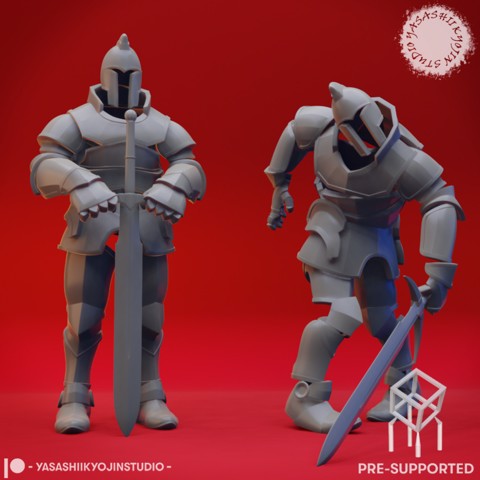 Image of Animated Armour - Tabletop Miniature (Pre-Supported)