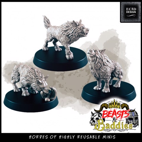 Image of Support-Free Wolves [Beasts and Baddies]
