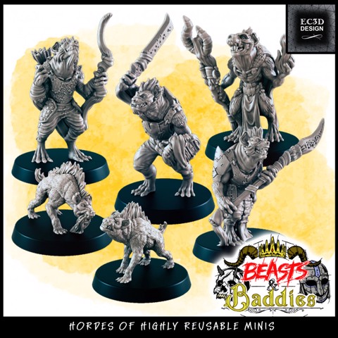 Image of Support-Free Gnolls and Hyenas [Beasts and Baddies]