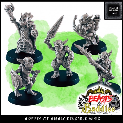 Image of Support-Free Goblins [Beasts and Baddies]