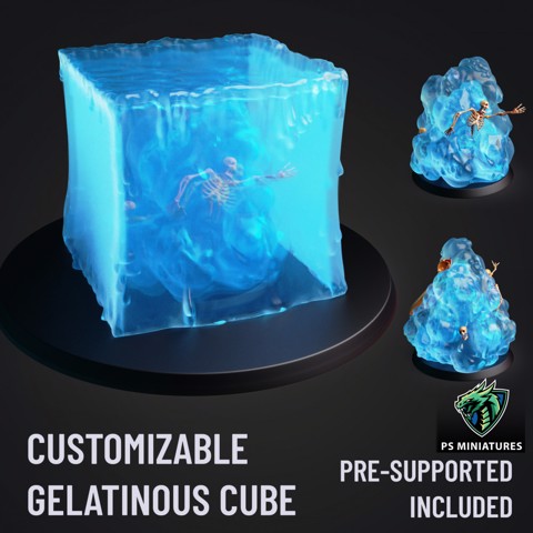 Image of Gelatinous Cube - Customisable