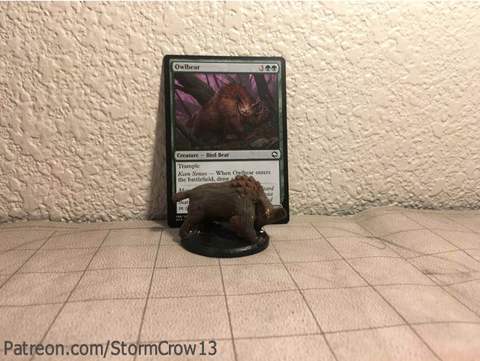 Image of Owlbear through the ages- MTG:Adventures in the Forgotten Realms