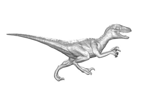 Image of Velociraptor Blue with Base