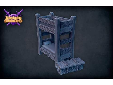 Image of RPM Patreon "Bunk-bed and footlocker"