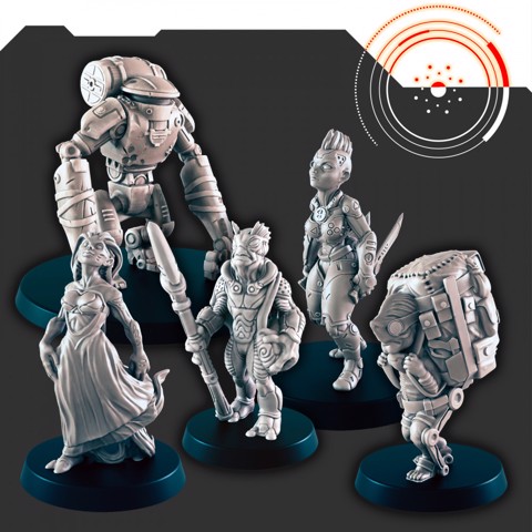 Image of Sci-fi TITUS X Set [Support-free]