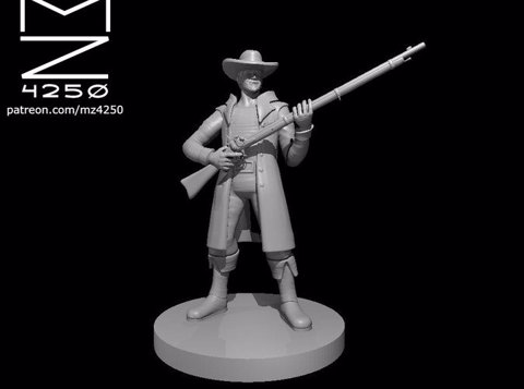 Image of Human Gunslinger with Musket