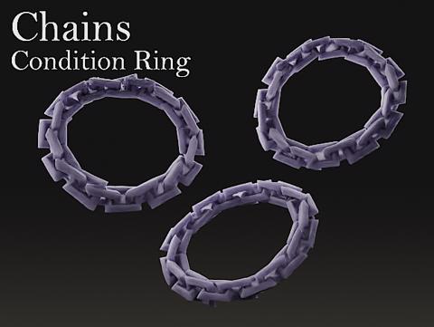 Image of Chains - Tabletop Condition Rings