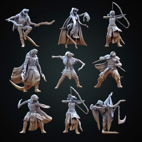 Image of Snake Folk (9 Class/ character types)