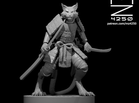 Image of Tabaxi Samurai