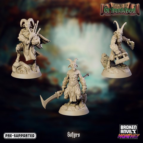 Image of Tales of Grimmwood- Satyr Set
