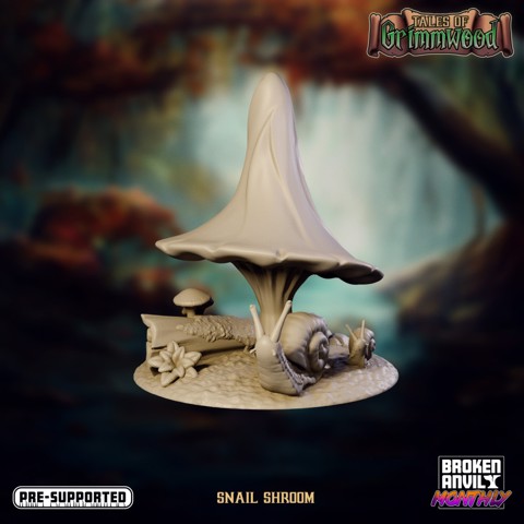Image of Tales of Grimmwood- Snail Shroom