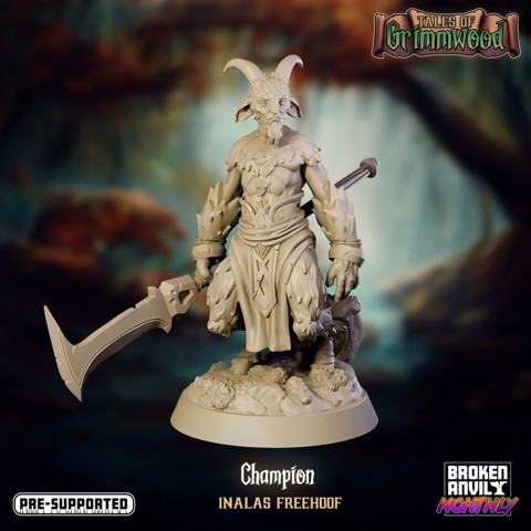 Image of Tales of Grimmwood- Satyr Champion