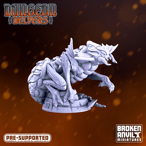 Image of Dungeon Delvers Monsters of the Deep - Corroder Beast 2 - STL