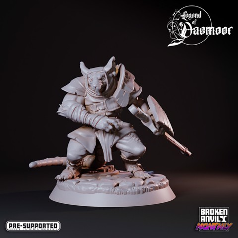 Image of Legend Of Daemoor - Ratfolk Warrior