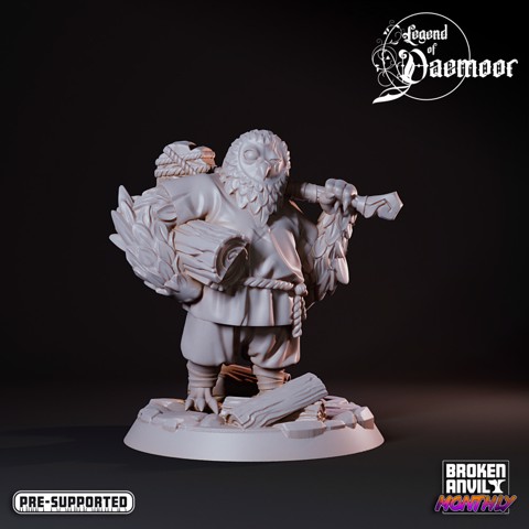 Image of Legend Of Daemoor - OwlFolk Woodcutter