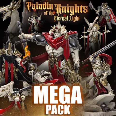 Image of Paladin Knights of the Eternal Light MEGA Pack (without Modular and centerpiece)
