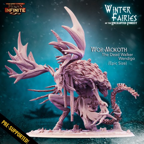Image of Wor-Mokoth, the Dead Walker Wendigo (Epic Size)