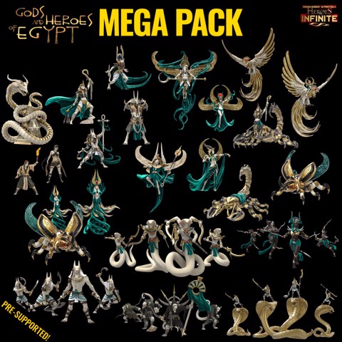 Image of Gods and Heroes of Egypt MEGA PACK (without scenery/centerpiece)