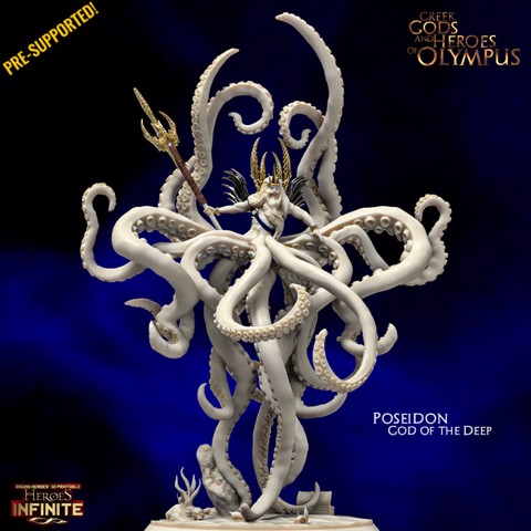 Image of Poseidon, God of the Deep (Greek Gods and Heroes of Olympus Army)