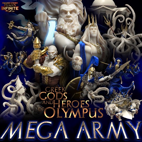 Image of Greek Gods and Heroes of Olympus MEGA ARMY