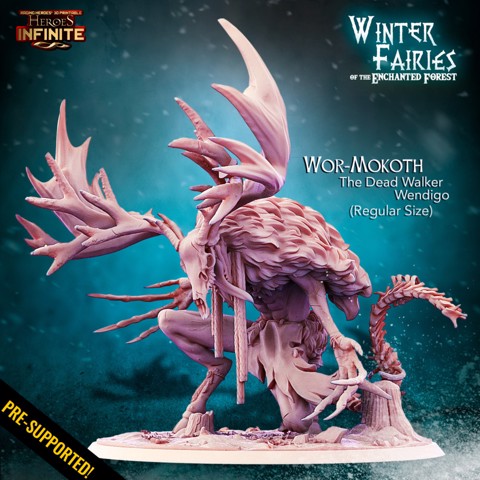 Image of Wor-Mokoth, the Dead Walker Wendigo (Regular Size)
