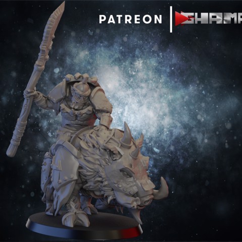 Image of persian orc Rider 1 support ready