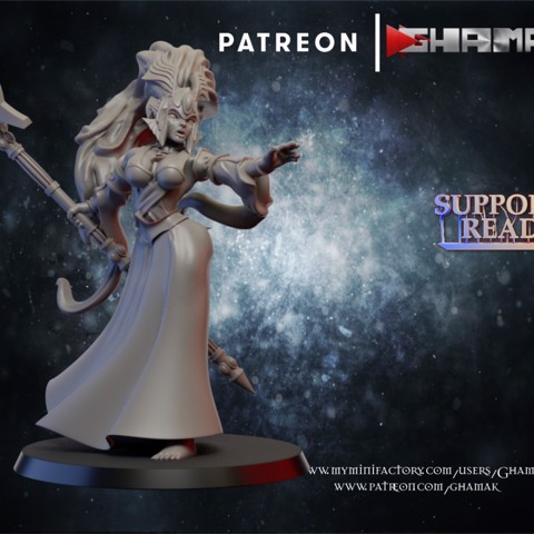 Image of High Elf Alarielle support ready