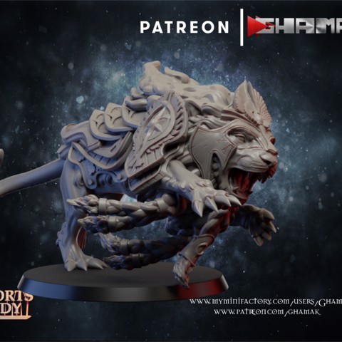 Image of High Elf Lion 1 support ready