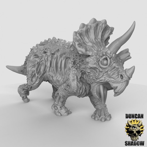 Image of Undead Triceratops (pre supported)
