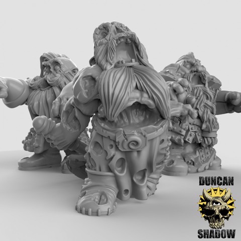 Image of Zombie Dwarfs (pre supported)