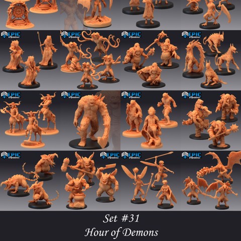 Image of Hour of Demons Set / Demon & Devil Collection / Hell & Abyss Encounter / Pre-Supoprted
