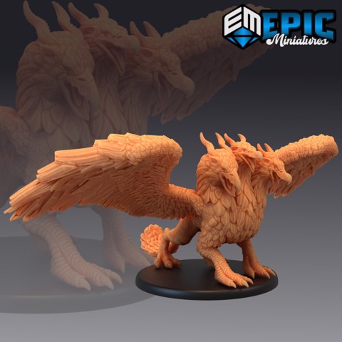 Image of Cerberus Griffin / 3 Headed Gryphon / Mountain Boss Encounter