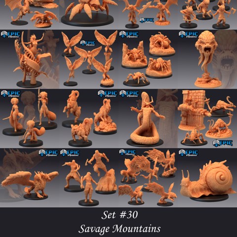 Image of Savage Mountains Set / Classic Mountain Encounter Collection / Pre-Supported