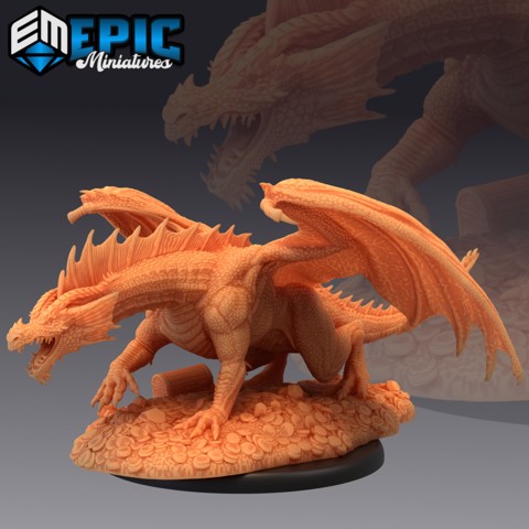 Image of Young Fire Dragon / Classic Mountain Encounter / Red Flame Drake