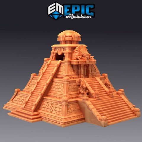 Image of Jungle Temple / Aztec Stair Pyramid / Feathered Serpent Shrine / Playable Interior