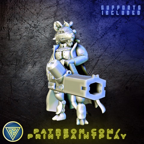 Image of Ratfolk Heavy Weapon Mechanic