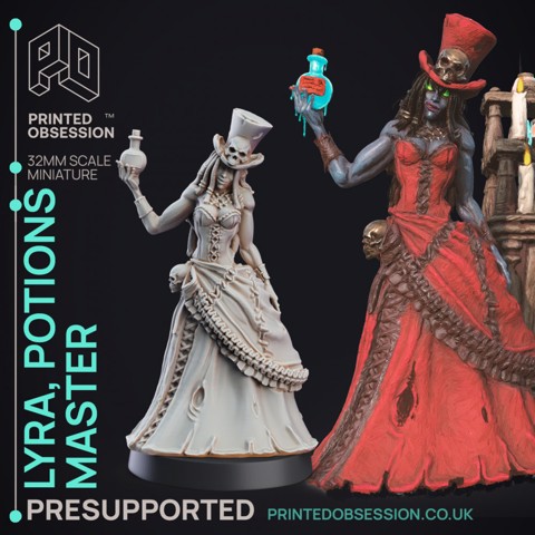 Image of Potions Lady - Puppet Masters show - PreSupported - 32mm scale